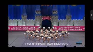 ETSU Dance Team Pom 2024