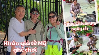 Bất Ngờ Đón Khán Giả Từ Mỹ Về Thăm Nhà Vườn /Thử Làm Bánh Bông Lan Tuổi Thơ Ngày Tết