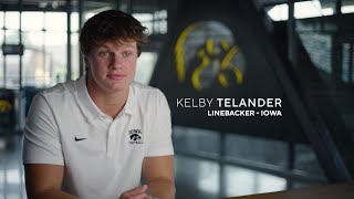 The Hawkeye Wave has special meaning for Iowa LB Kelby Telander | CBS Sports