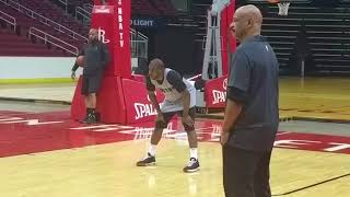 Chris Paul's first practice as a Houston Rocket