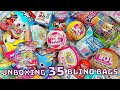 UNBOXING 35 BLIND BAGS! MINI BRANDS! DOORABLES! REAL LITTLES! LOL SURPRISE! DISNEY!!