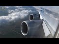 BEST EVER B747-8 Wing View! BEST vortex & aerial views Lufthansa Buenos Aires! [AirClips]