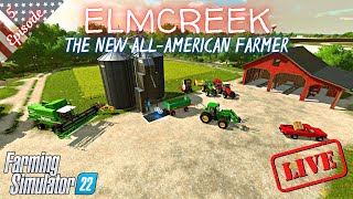 THE NEW ALL AMERICAN FARMER - LIVE Gameplay Episode 5 - Farming Simulator 22