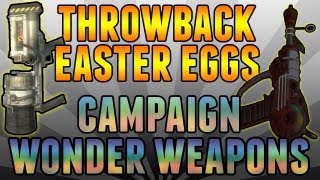 "Ray Gun / ThunderGun in Campaign Mode" Throw Back Zombie Easter Eggs (Black Ops, World at War)