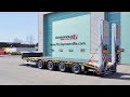 MAX Trailer - MAX110 extendable semi-trailer w/ 3 axles, 8,6m loading platform length & double ramps