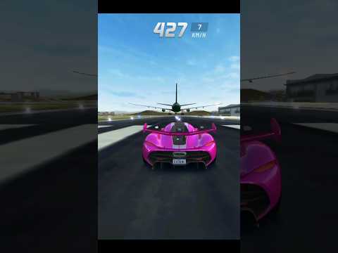 Carreras de supercoches y aviones en Extreme Car Driving Simulator#trending#shorts#viralvideo #gaming