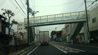 【ドライブ風景】〈国道２号線〉明石市　東仲ノ町から朝霧  [drive scenery]〈 Route 2 〉Asagiri from Higashinakanocho of Akashi City