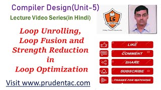 Loop Jamming, Loop Jamming Loop, Fusion and Strength Reduction in Loop optimization