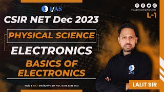 Master Basics of Electronics : Electronics for CSIR NET Physics