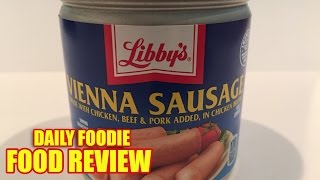 Libby's Vienna Sausages Review - In Chicken Broth Unwrapping #foodreview