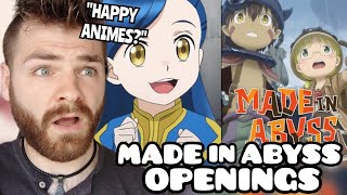 FINALLY Reacting to MADE IN ABYSS x Ascendance of a Bookworm Openings | New Anime Fan!