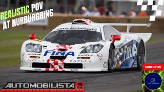 REALISTIC POV / McLaren F1 Gt1 Nordschleife Race / 4K 60FPS / AMS2