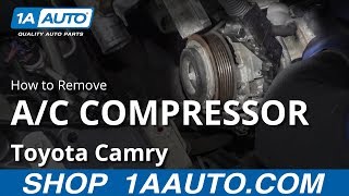 How to Remove A/C Compressor 11-17 Toyota Camry