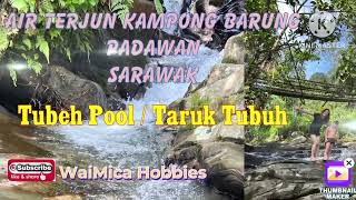 Barung Waterfall located between kampung Sapit \u0026 kpg Parang Padawan Kuching Sarawak #sarawaktourism