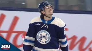 Luca Del Bel Belluz Scores First Career Goal In NHL Debut