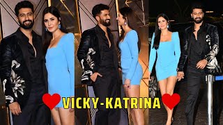 Vicky Kaushal-Katrina Kaif's FIRST red-carpet appearance TOGETHER after MARRIAGE | FULL VIDEO