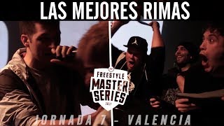 ¡Las Mejores RIMAS de la FMS (Freestyle Master Series) - Jornada 7 [Valencia] 2017! - ÉPICO!