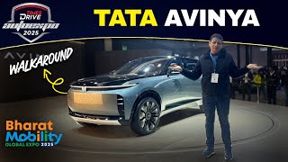 Tata Avinya Concept X Showcased at Bharat Mobility Expo 2025 | Auto Expo 2025 | Times Drive