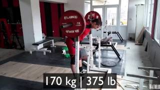 Todor Atanasov 170kg squat