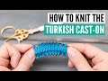 How to knit the turkish cast-on - perfect for toe-up socks