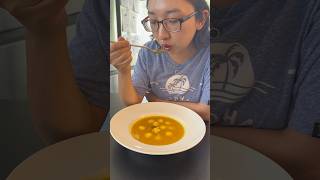 Making wife's favorite Korean pumpkin soup