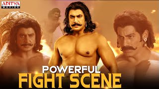 Duryodhana (Darshan) Fight Scene in Kurukshetra Latest Hindi dubbed Movie @adityamovies