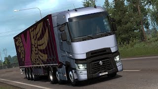 Euro Truck Simulator 2 - Rainy Night in Latvia #PinkMyTruck