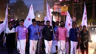 #GougeDa campaign spills over to streets, DYFI takes out sunglass rally