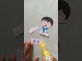 (1)Tutorial Moving Paper Puppet👀inspired by wasu art@Cermrnl #shorts#wasu_art#sree_art#paperpuppet