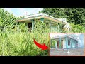 NOBODY We cleaning the ABANDONED house cut the grass cut the overgrown plants | TRANSFORM Satisfying