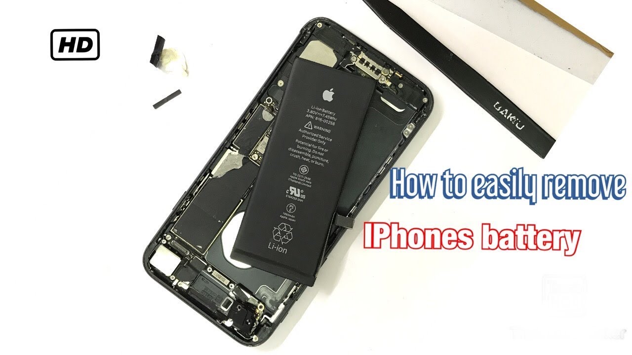 How To Remove Iphone Battery|replacement - YouTube