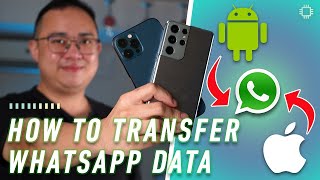 How to transfer WhatsApp from iPhone to Samsung phones? SUPER EASY!