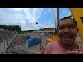 konkrit roofbeam gais 40M, rumah teres 1 tingkat.jom kita layan🫰😎#crane#viralvideo