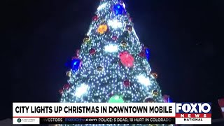 City of Mobile and Fairhope lights up for Christmas