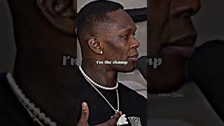 Israel Adesanya on fighting Khamzat Chimaev