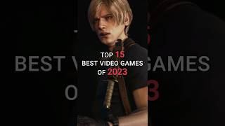 Top 15 Best Video Games of 2023 #shorts #gaming #residentevil #spiderman2 #alanwake2 #baldursgate3