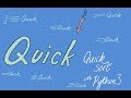 Quick Sort in Python