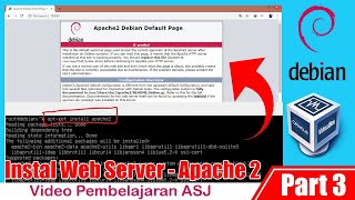 Cara Install Web Server (Apache2) Di Debian 10 Menggunakan Virtual Box
