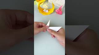 【Daoche】Origami Mid-Autumn Festival | 中秋節就要到了，做個摺紙小兔子，和紙月亮在一起好漂亮 #shorts #shortvideo