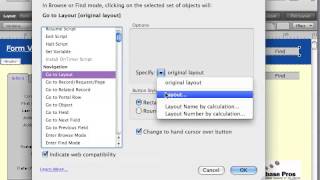 FileMaker Tutorial - 124 - Layout Navigation