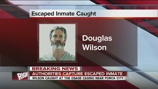 Escaped inmate taken back into custody
