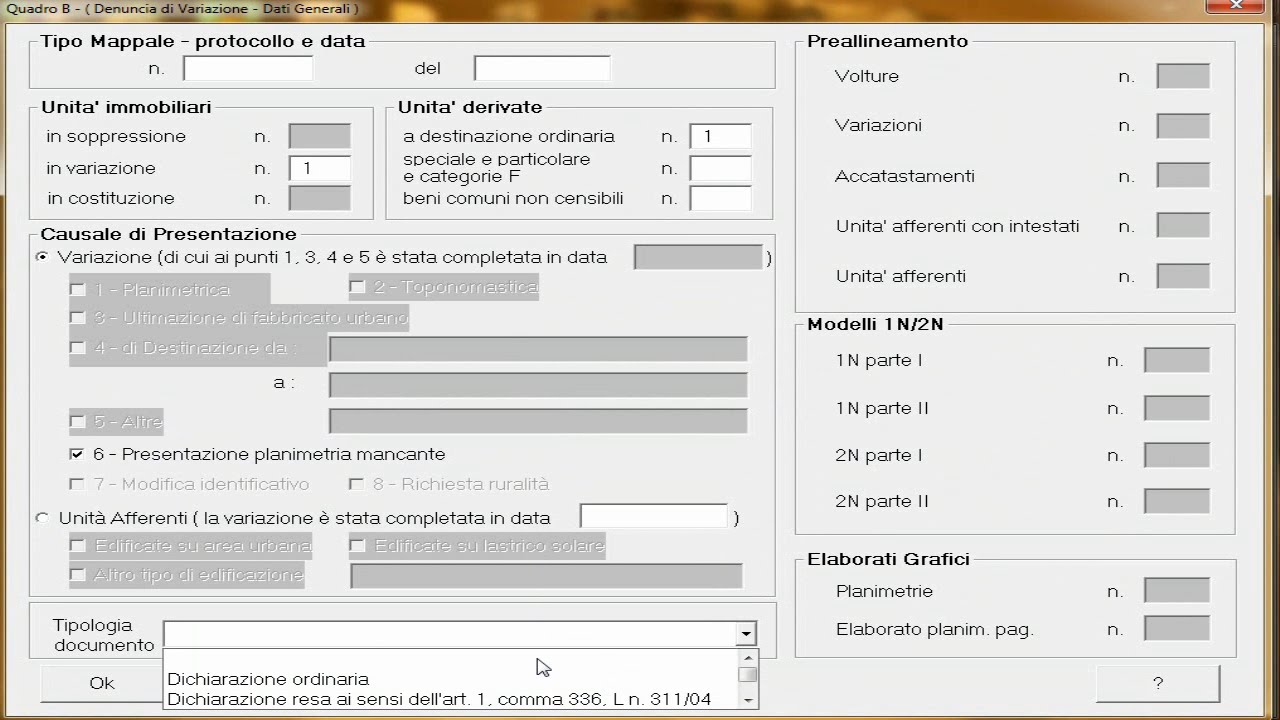 Guida Su DOCFA 4.00.2 - Presentazione Planimetria Mancante - YouTube