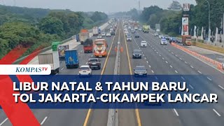 Pantauan Arus Lalu Lintas di Libur Nataru, Tol Jakarta-Cikampek Lancar