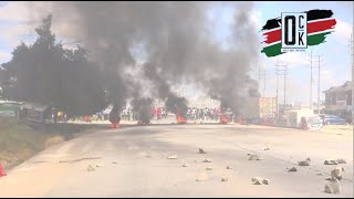 ROAD CLOSED AT ISINYA TOWN