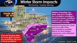 Wintry Mix to Slam Texas: Freezing Rain, Sleet, And Snow Tonight!