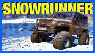 Snowrunner : Our First Truck \u0026 Missions!! (Snowrunner Part 1)