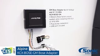 Alpine KCX-BOSE-GM Bose Adapter for GM Trucks | CES 2017