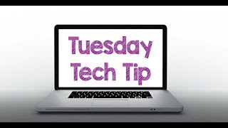 Tuesday Tech Tip #4- Insert Learning