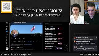 TRUMP ANNOUNCES IRAN PEACE DEAL!? Strait of Hormuz Reopens?! | Q&A + Live Discussion
