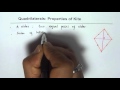 Properties of Kite a Quadrilateral